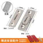 Invisible magnetic attachment (3mm adhesive strip + screw)