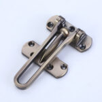 Anti-theft middle-sized lock-blue antique color [packaged in a bag]