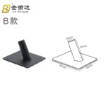 304 stainless steel, black-oblique hook