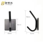 201 stainless steel, black-upper and lower hooks